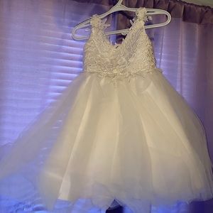 White formal dress